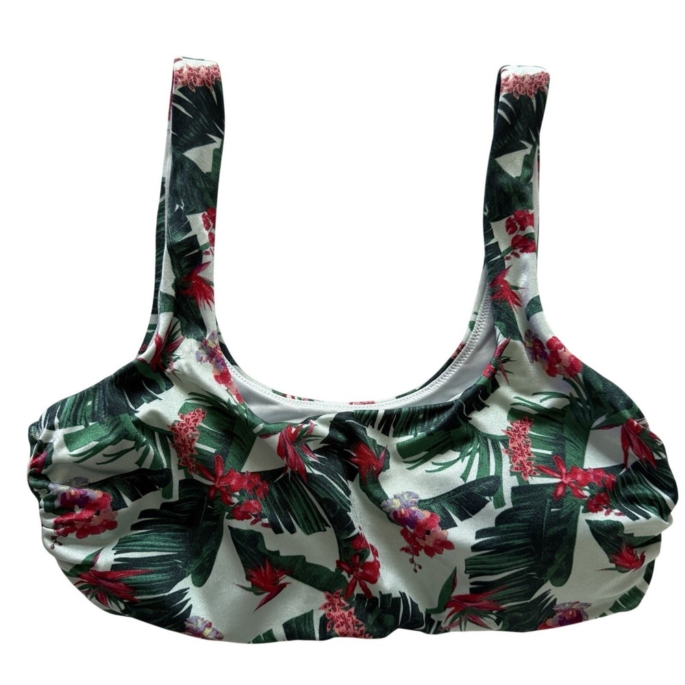 Victoria's Secret Bra Top Bralette Size M Tropical Floral Print Wireless Stretch - Picture 2 of 8